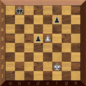 Position n2, le pion avance de deux cases.